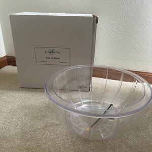 Clear Fill-A-Bowl